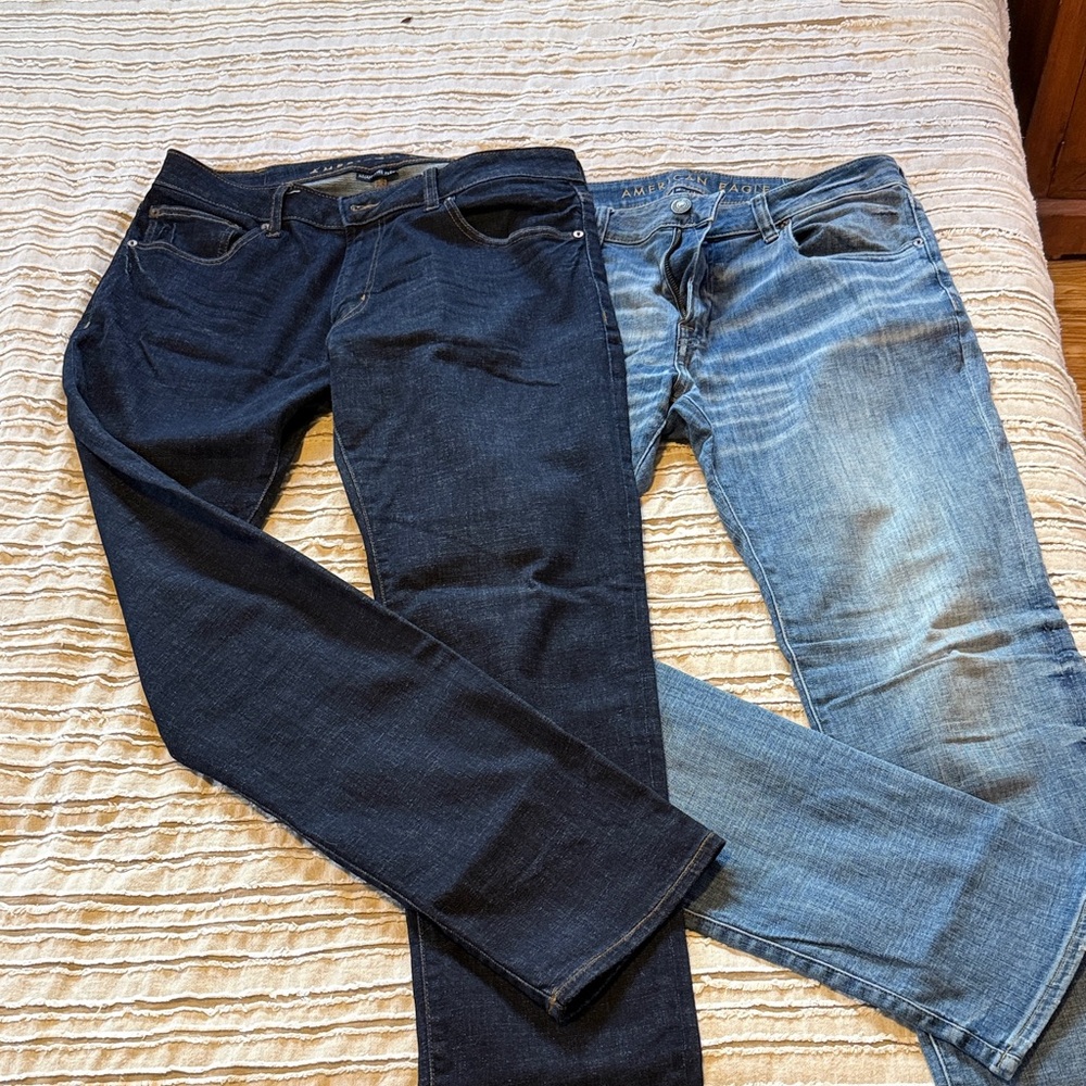American Eagle Men's Blue Jeans Set
